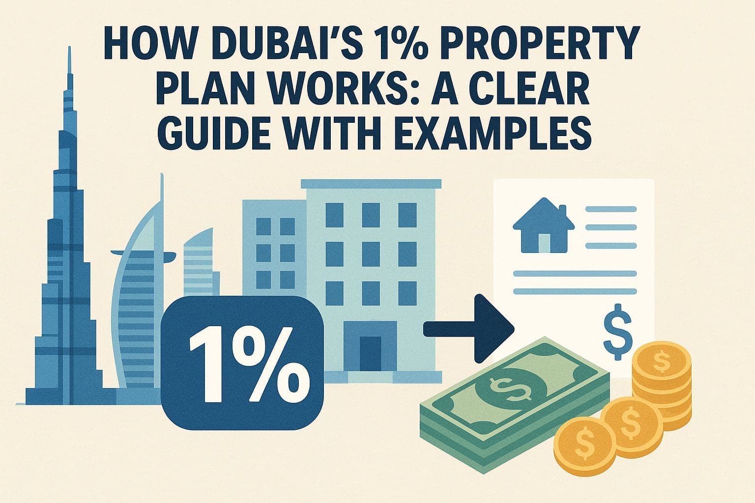 How Dubai's 1% Property Plan Works A Clear Guide with Examples